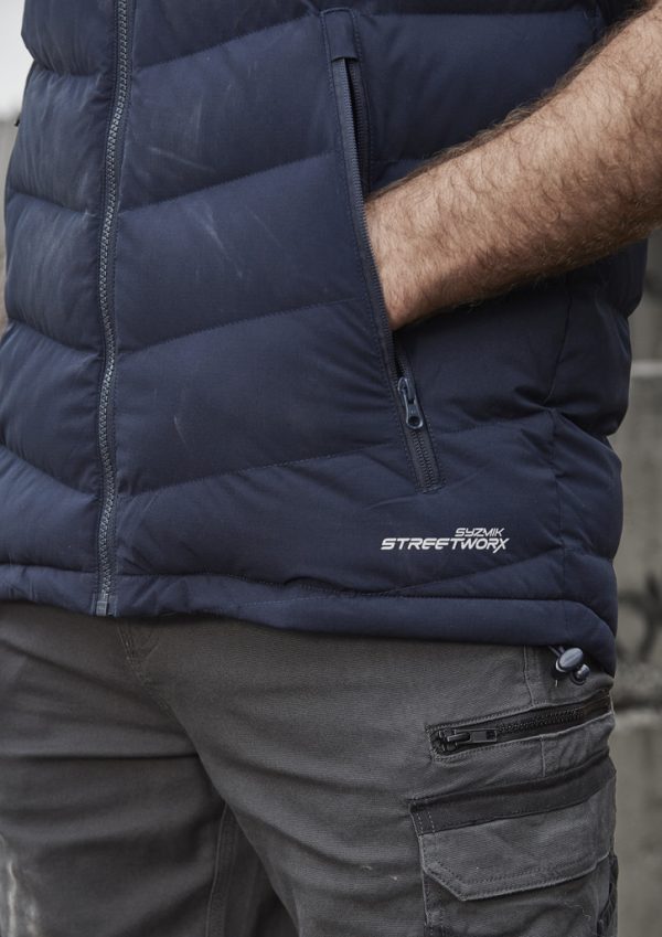 Unisex Streetworx Hooded Puffer Vest (FBIZZV245)