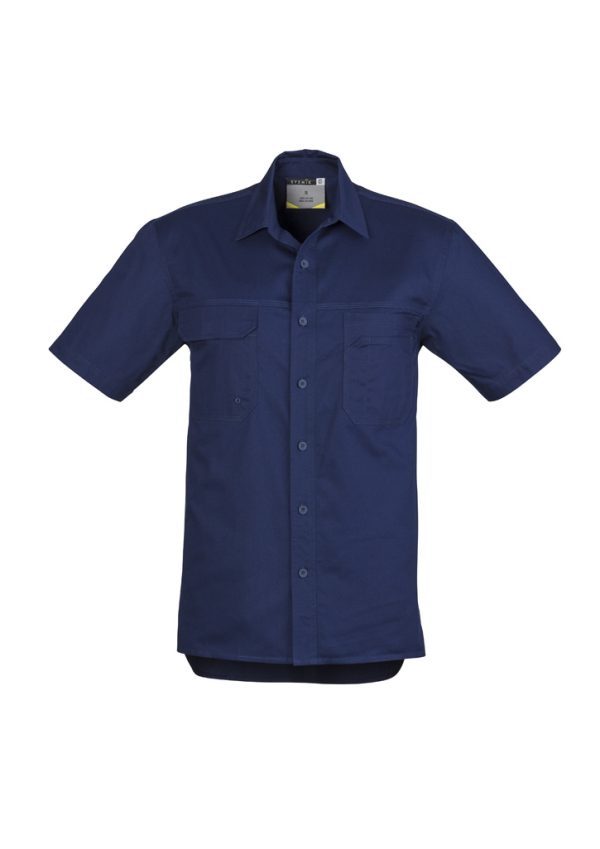 Mens Lightweight Tradie Short Sleeve Shirt (FBIZZW120)