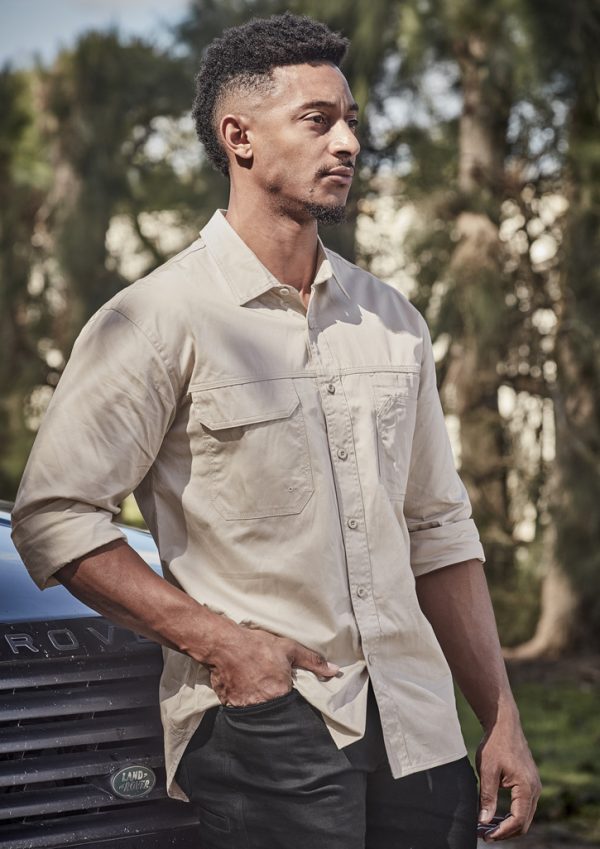 Mens Lightweight Tradie Long Sleeve Shirt (FBIZZW121)