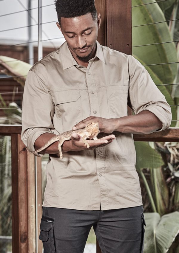 Mens Lightweight Tradie Long Sleeve Shirt (FBIZZW121)