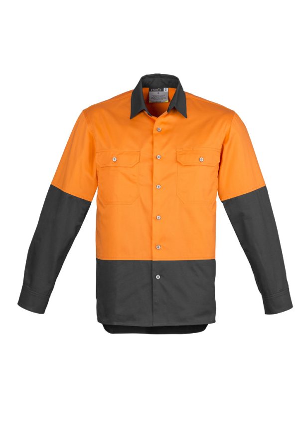 Mens Industrial Long Sleeve Shirt (FBIZZW122)