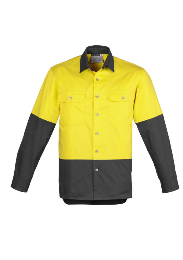 Mens Industrial Long Sleeve Shirt (FBIZZW122)