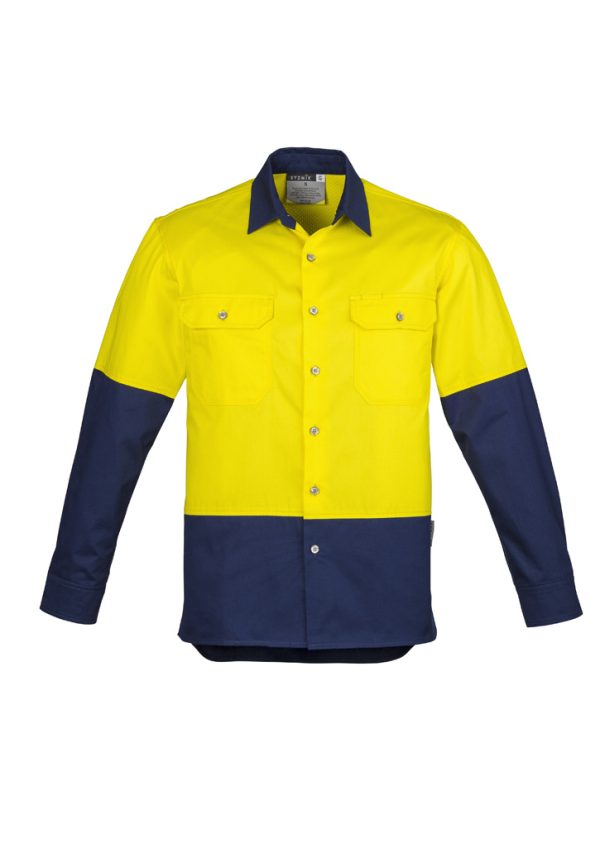Mens Industrial Long Sleeve Shirt (FBIZZW122)