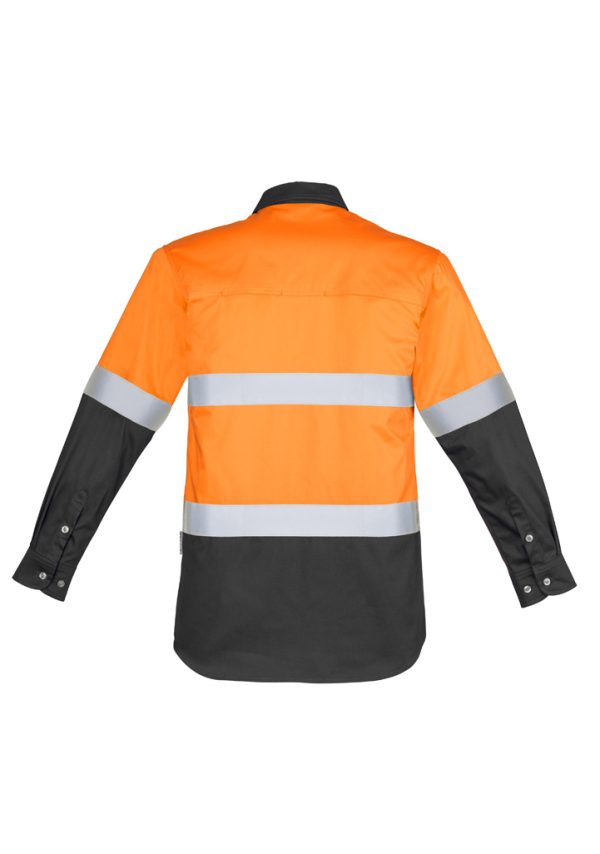 Mens Industrial Long Sleeve Shirt - Hoop Taped (FBIZZW123)