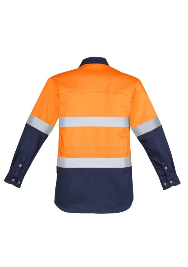 Mens Industrial Long Sleeve Shirt - Hoop Taped (FBIZZW123)