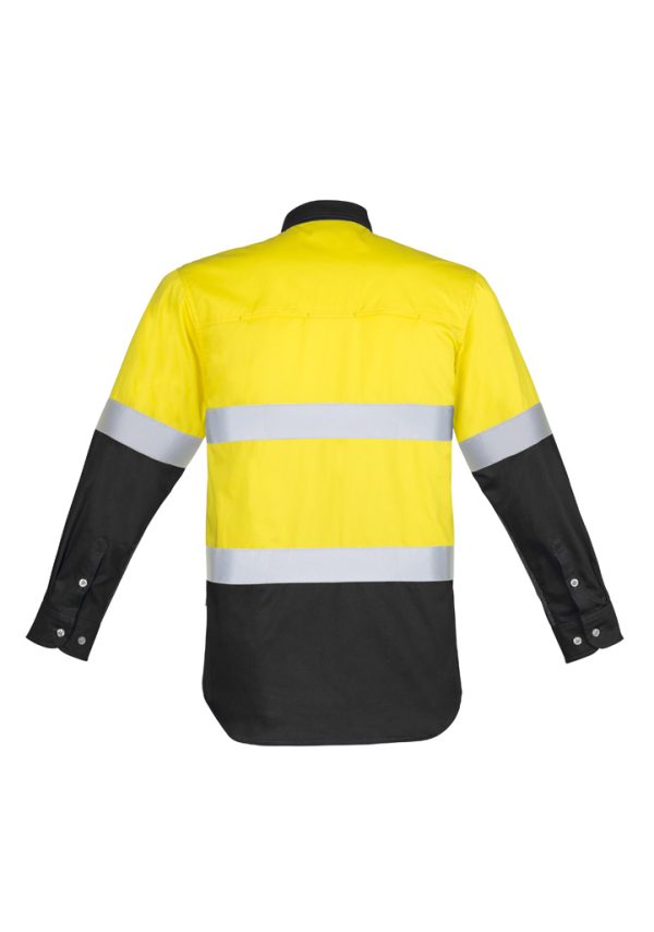 Mens Industrial Long Sleeve Shirt - Hoop Taped (FBIZZW123)