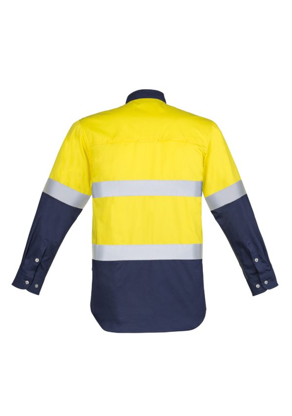 Mens Industrial Long Sleeve Shirt - Hoop Taped (FBIZZW123)