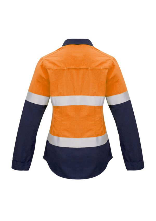 Womens FR Closed Front Hooped Taped Spliced Shirt (FBIZZW131)