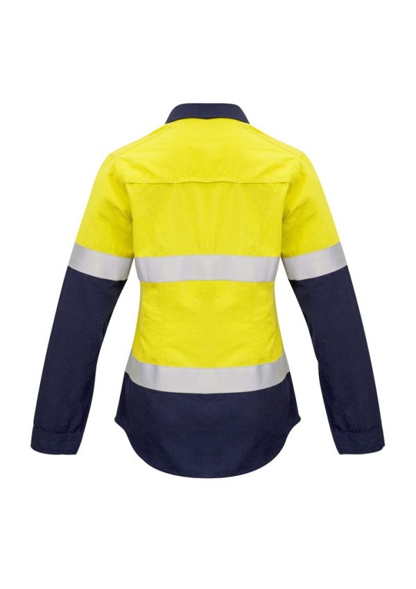 Womens FR Closed Front Hooped Taped Spliced Shirt (FBIZZW131)