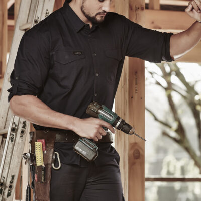 Mens Rugged Cooling Long Sleeve Shirt (FBIZZW400)