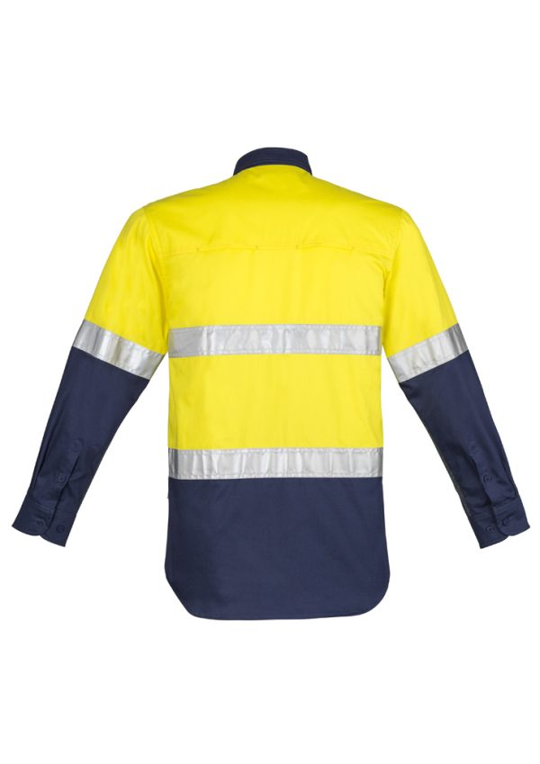 Mens Closed Front Long Sleeve Shirt - Hoop Taped (FBIZZW550)