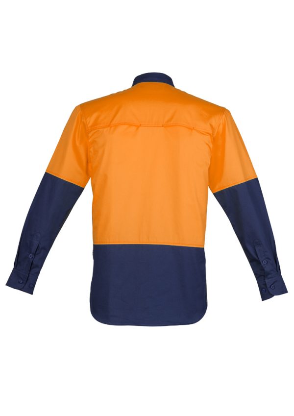 Mens Closed Front Long Sleeve Shirt (FBIZZW560)