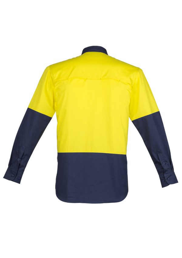 Mens Closed Front Long Sleeve Shirt (FBIZZW560)