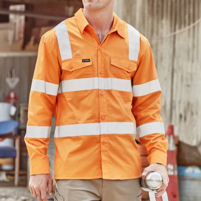Mens Bio Motion VIC Rail Long Sleeve Shirt (FBIZZW680)
