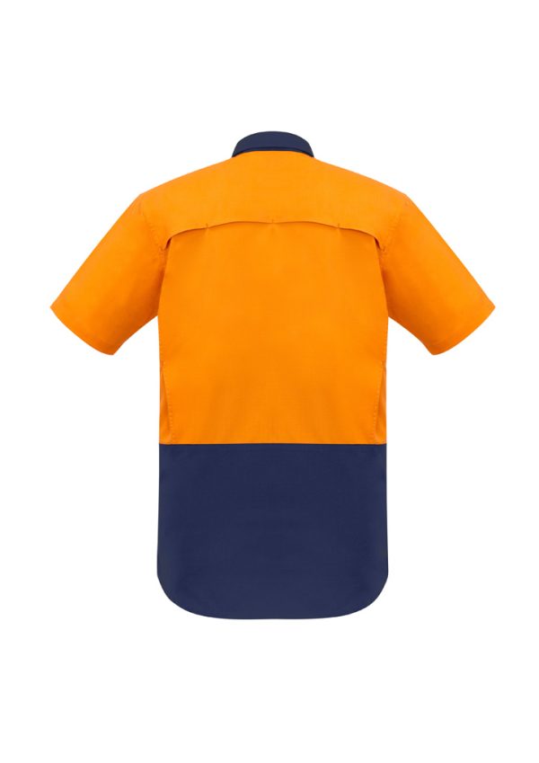 Mens Rugged Cooling Hi Vis Short Sleeve Shirt (FBIZZW815)