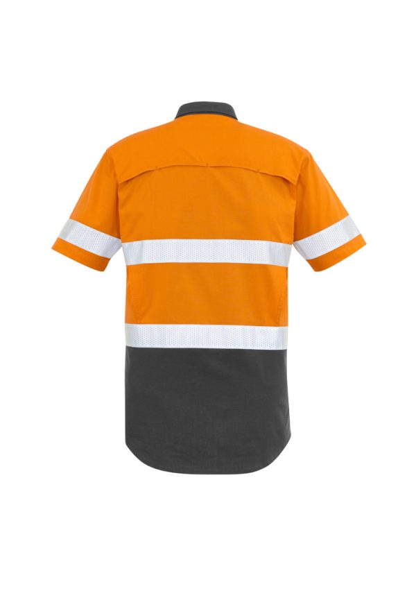 Mens Rugged Cooling Hi Vis Taped Short Sleeve Shirt (FBIZZW835)