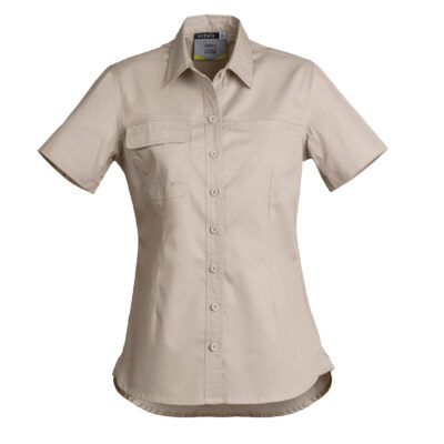 Womens Lightweight Tradie Short Sleeve Shirt (FBIZZWL120)