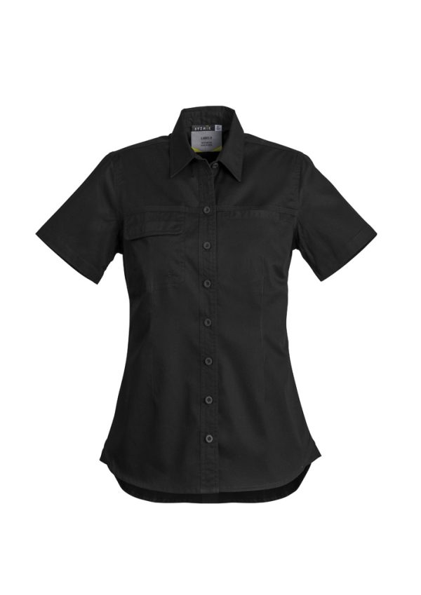 Womens Lightweight Tradie Short Sleeve Shirt (FBIZZWL120)