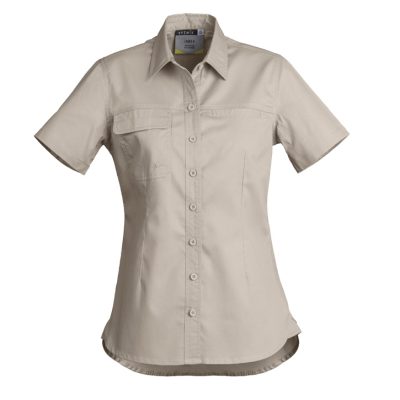 Womens Lightweight Tradie Short Sleeve Shirt (FBIZZWL120)