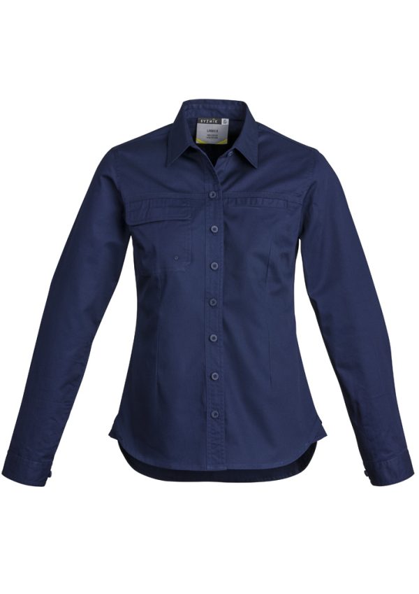Womens Lightweight Tradie Long Sleeve Shirt (FBIZZWL121)
