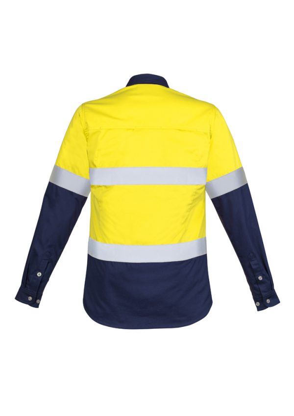 Womens Industrial Long Sleeve Shirt - Hoop Taped (FBIZZWL123)